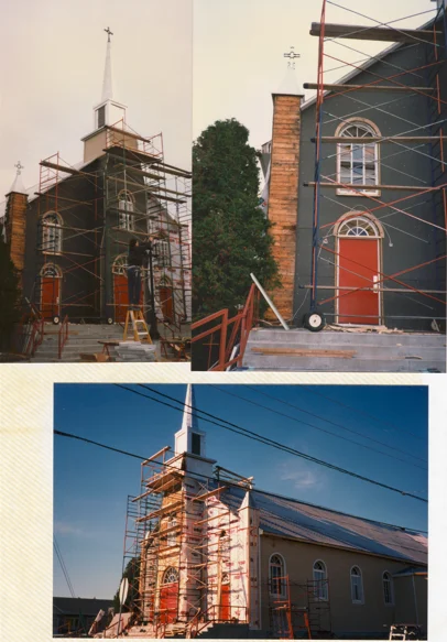 Fabrique — 1997 — église — Tags: église — Rénovation de l\'église