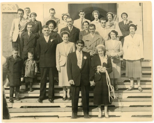 Elmire ou Candide Privé — famille — Tags: famille — Rosaire Villeneuve et Marguerite [Bouchard]